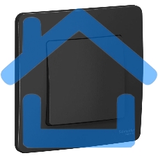 Выключатель 1-кл. СП BLANCA (сх.1) 10А 250В антрацит SchE BLNVS010106