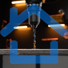 Набор сверл по металлу Denzel 2-3-4-5-6-8 мм, HSS-Tin, Golden Tip, 6 шт