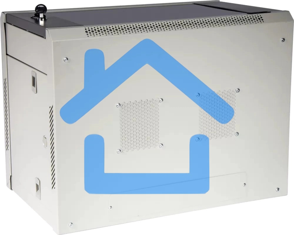 Шкаф настенный серии Pro, 12U 600x600, стеклянная дверь