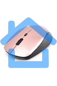 Мышь беспроводная Gembird MUSW-250-3 розовый, 1600 dpi, радиоканал, USB, кнопки - 4