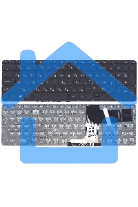 Клавиатура для ноутбука HP Pavilion 15-P 17-F черная с подсветкой