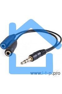 Аудио-переходник Defender jack 3.5mm разветвитель на два разъема jack 3.5mm