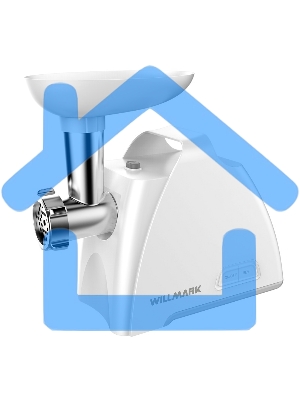 Мясорубка электрическая Willmark WMG-2083W (2200Вт, 2 решетки.,реверс,гар.2 года,белый)