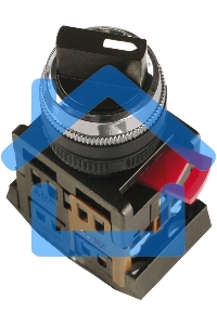 Переключатель AC-22 на 2 полож. черный I-O 1з+1p ИЭК BSW10-AC-2-K02