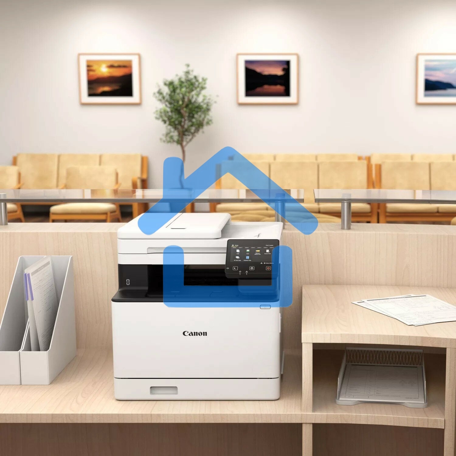 МФУ лазерное Canon i-Sensys Colour MF754Cdw (5455C009), А4, цветное, печ. 33 стр/мин., скан. до 50 стр/мин., 1200 x 1200 dpi (печать) 600x600dpi (скан.), USB, RJ-45, Wi-Fi, BlueTooth, Air Print, Mopria