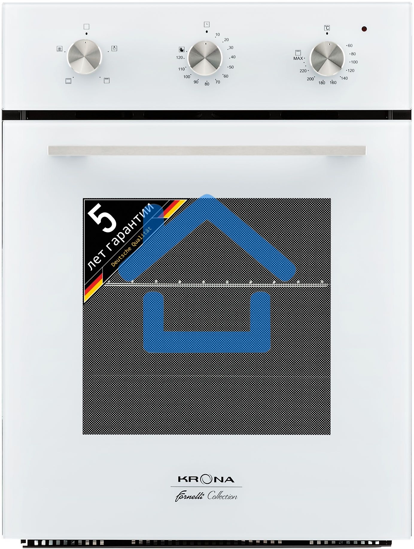 Электрический духовой шкаф Krona BREVE 45 WH, встраиваемый