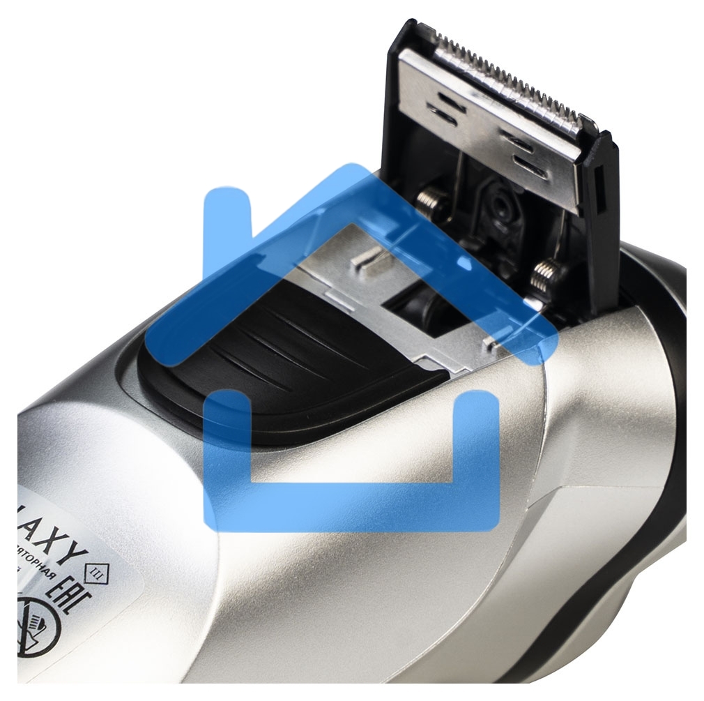 Электробритва Galaxy Line GL 4209, серебряный с черным, роторная, аккумуляторная, 5 Вт, Li-Ion аккумулятор емкостью 600 мА*ч, время непрерывной работы до 1,5 ч, ножи из нержавеющей стали, 3 независимые плавающие головки, возможность промывки бреющего блок