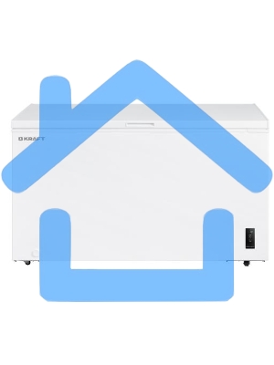 Морозильный ларь Kraft BD(W)-520BL белый, 500л