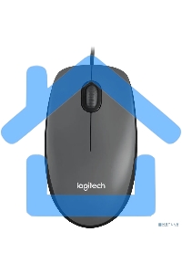 Мышь проводная Logitech M90 черный/серый, 1000 dpi, USB, кнопки - 3