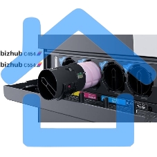 Тонер Konica-Minolta bizhub C454/554 голубой TN-512C (o)