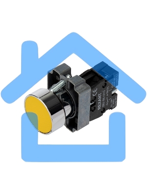 Кнопка XB2 желтая NO Rexant