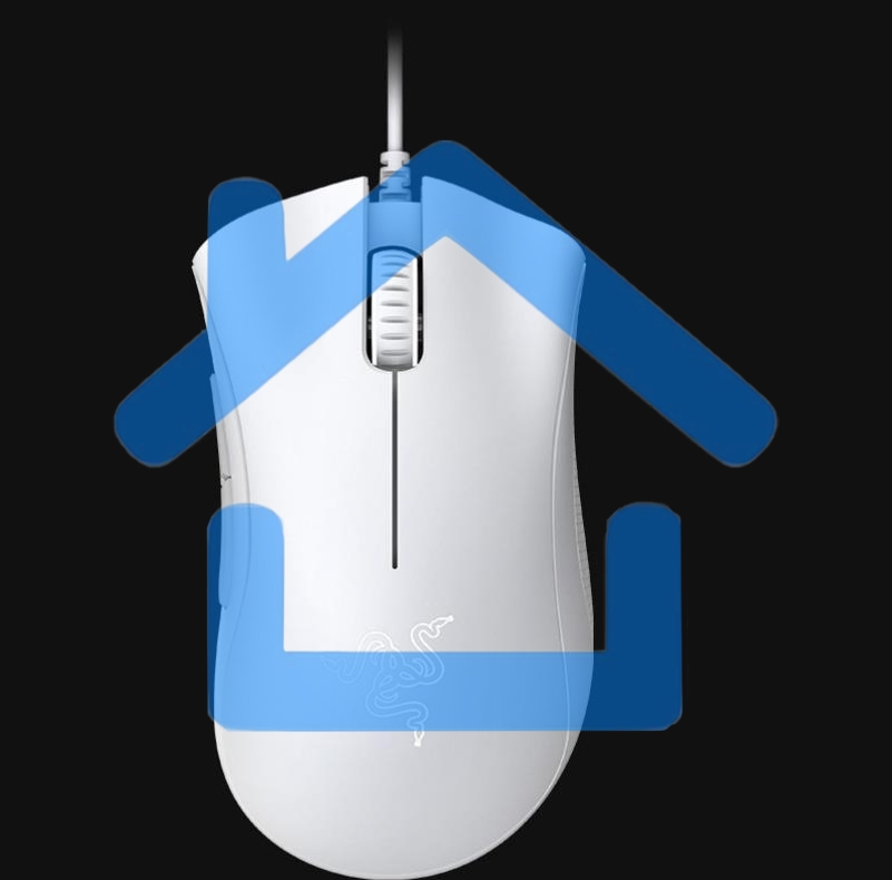 Мышь проводная Razer DeathAdder Essential белый, 6400 dpi, USB, кнопки - 5