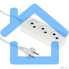 Сетевой удлинитель Buro BU-PSL3.5/W 5м (3 розетки) белый (пакет ПЭ)