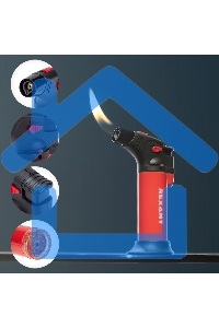 Турбо горелка GT-11, заправляемая, красная Rexant