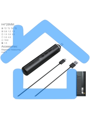 Отвертка электрическая с набором бит Jakemy JM-Y06