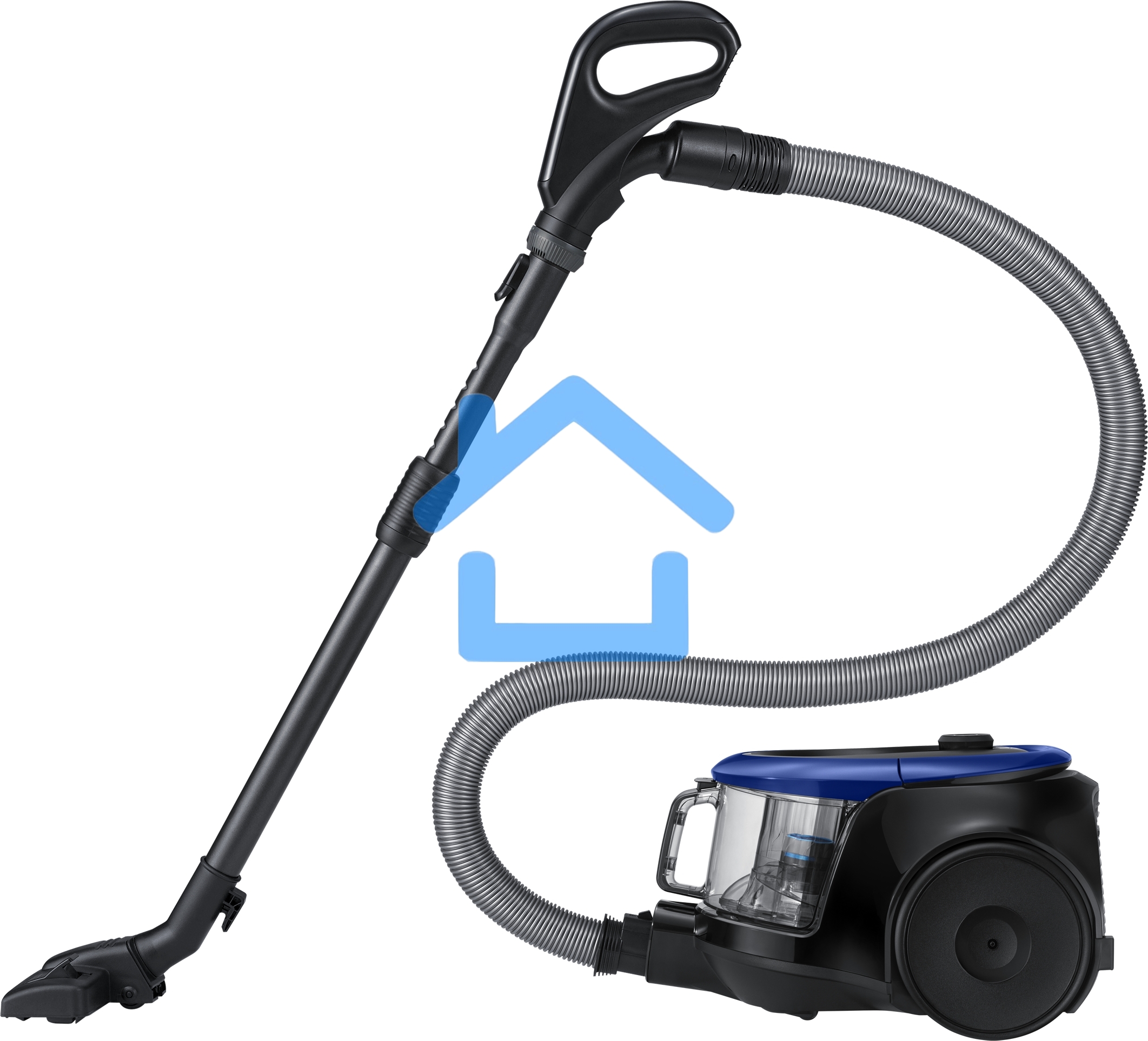 Пылесос Samsung VC18M21A0SB синий, 380/1800 Вт, уборка сухая, пылесборник контейнер 1.5 л