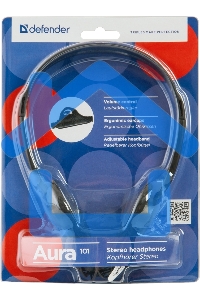 Нaушники Defender AURA 101 черный