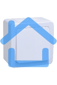 Выключатель Iek EVMP10-K01-10-54-EC ВС20-1-0-ГПБ выкл 1кл о/у IP54 (цвет клавиш: белый) ГЕРМЕС PLUS