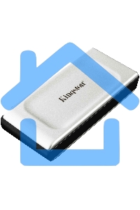 Внешний SSD Kingston XS2000, 2TB, USB 3.2 Gen 2x2 Type-C, R/W 2000/2000, серебристый