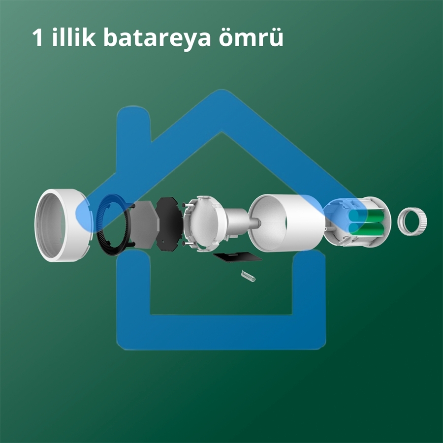 Термоголовка Aqara Smart Radiator Thermostat E1 (SRTS-A01) для радиат. резьбовой
