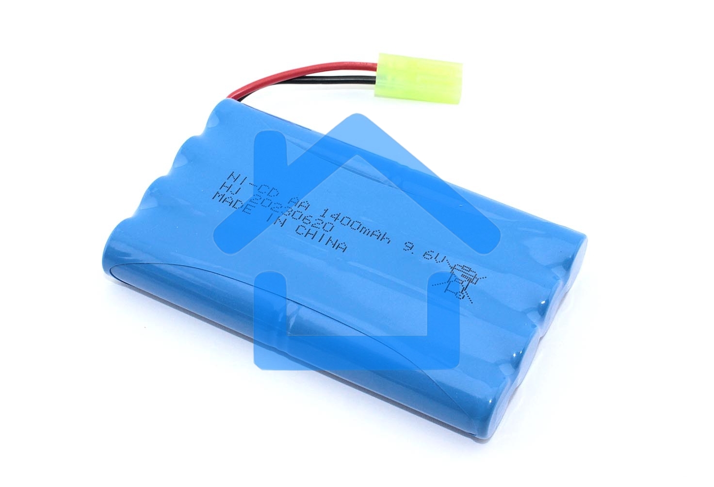 Аккумулятор Ni-Cd 9,6V 1400mAh AA Flatpack разъем Tamiya
