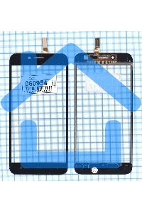 Сенсорное стекло (тачскрин) для Vivo V5s, черное