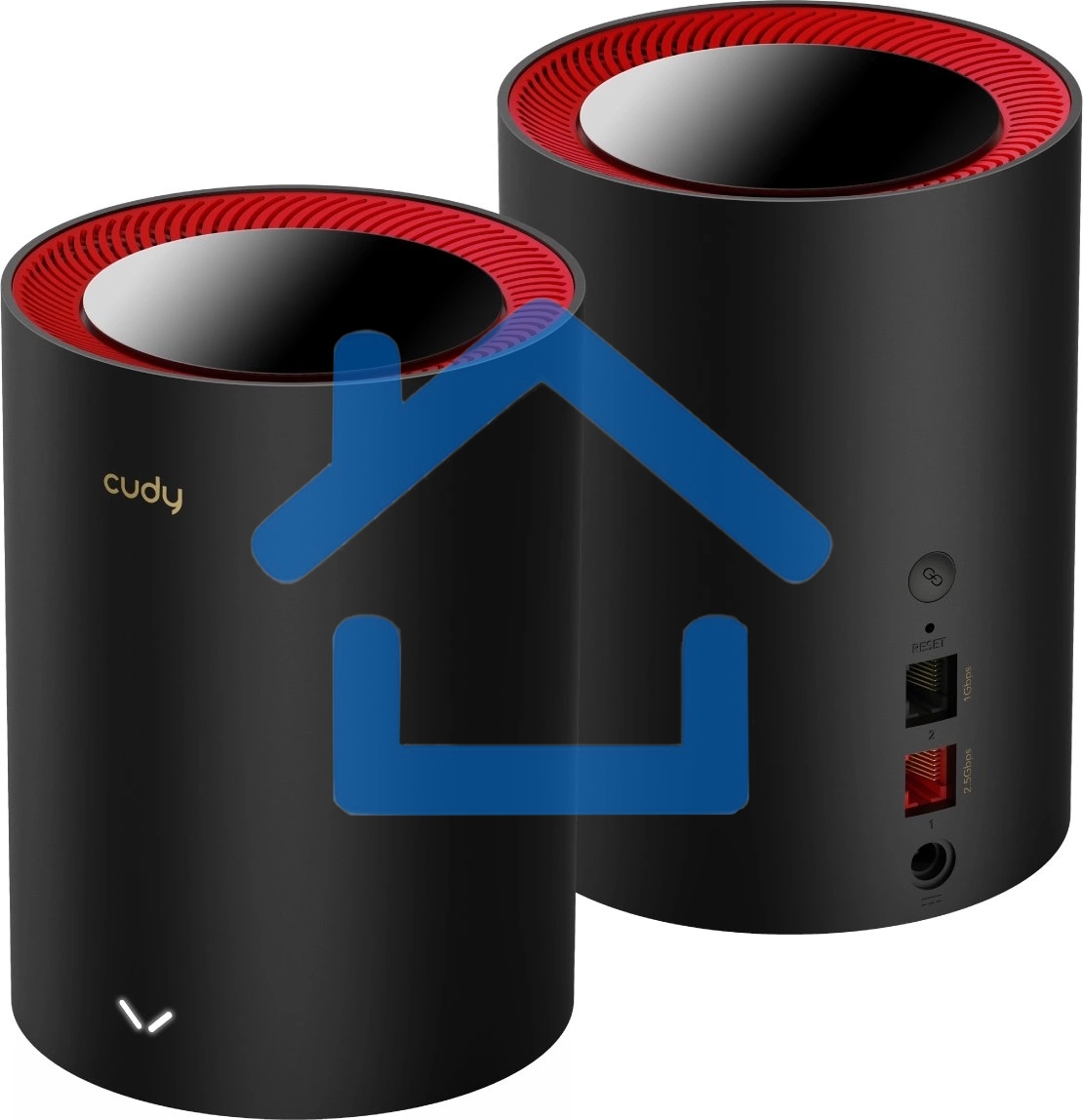 Бесшовный Mesh роутер Cudy M3000(2-PACK) AX3000 10/100/1000/2500BASE-T, белый (упак.:2шт)
