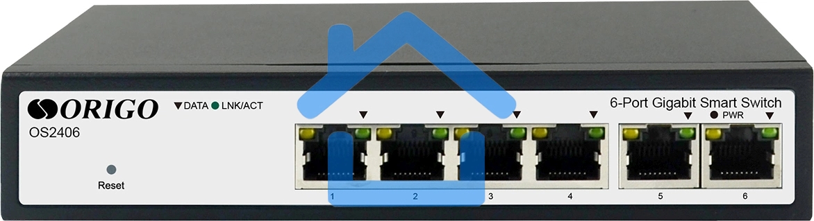 Настраиваемый L2 коммутатор 6x1000Base-T ORIGO OS2406/A1A