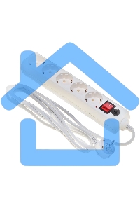 Сетевой фильтр BURO Сетевой фильтр, 5 розеток, 3 метра, (500SH-3-W), белый 992290