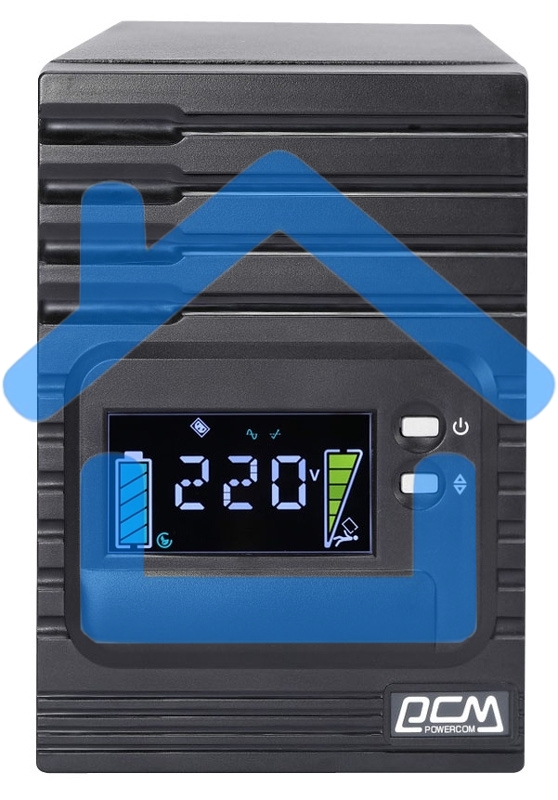 Источник бесперебойного питания Powercom Smart King Pro+ SPT-1500-II LCD 1200Вт 1500ВА черный