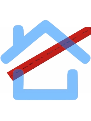 Трубка термоусадочная 15.0/7.5 1м красн. Rexant 21-5004