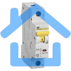 Выключатель автоматический Iek MVA31-1-016-B ВА47-60M 1Р 16А 6кА B