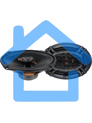 Колонки автомобильные Soundmax SM-CSI693 260Вт 92дБ 4Ом 15x23см (6x9дюйм) (ком.:2кол.) коаксиальные трехполосные