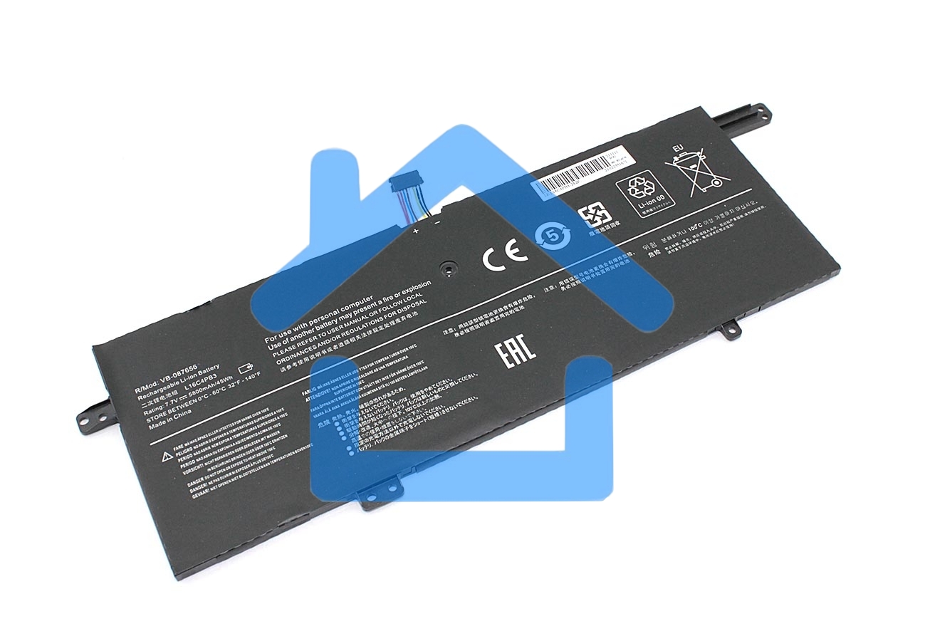Аккумуляторная батарея для ноутбука Lenovo Ideapad 720S-13IKB (L16M4PB3) 7.7V 5800mAh OEM
