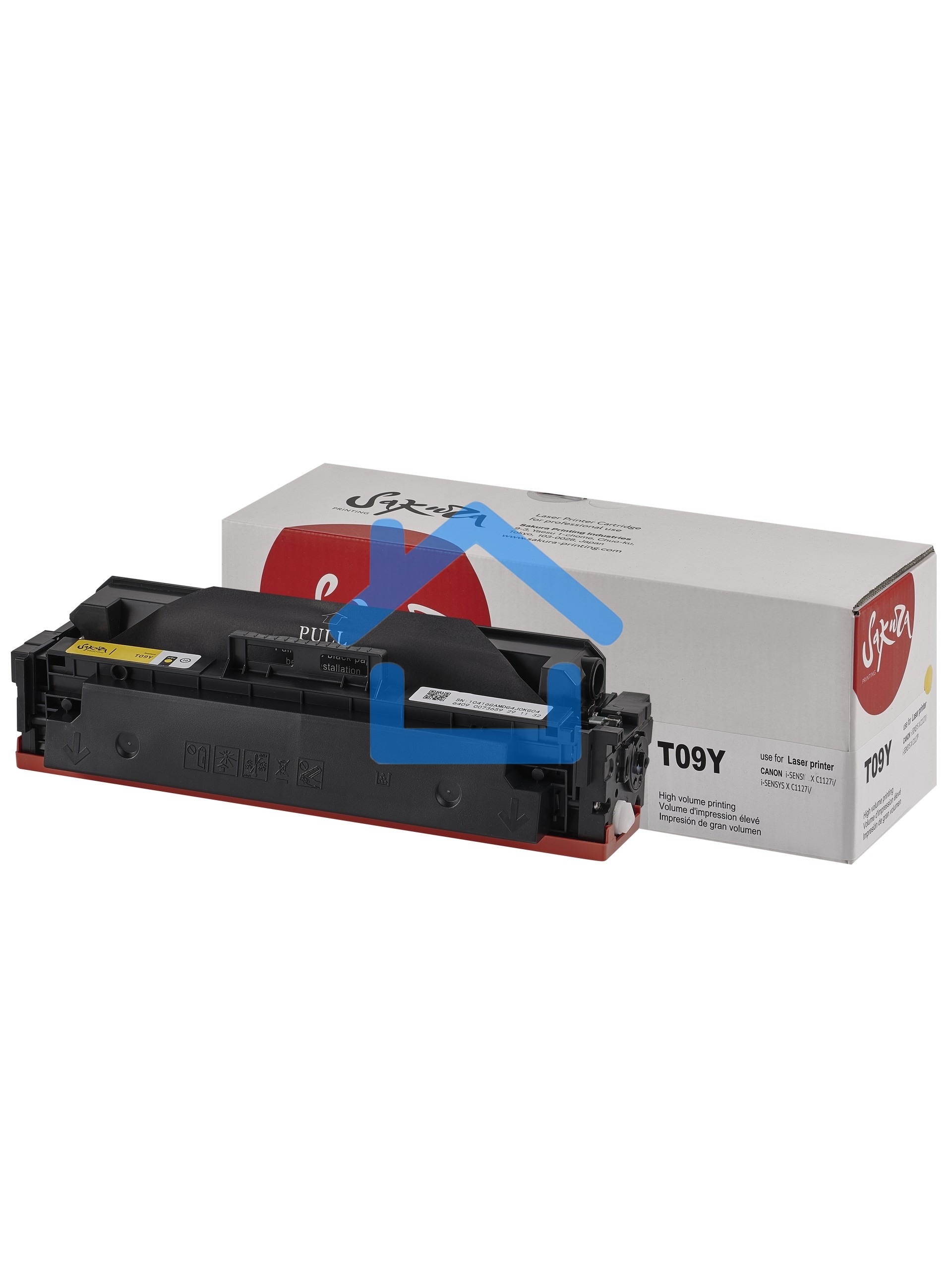 Картридж Sakura T09Y (3017C006) для Canon, желтый, 5900 к.