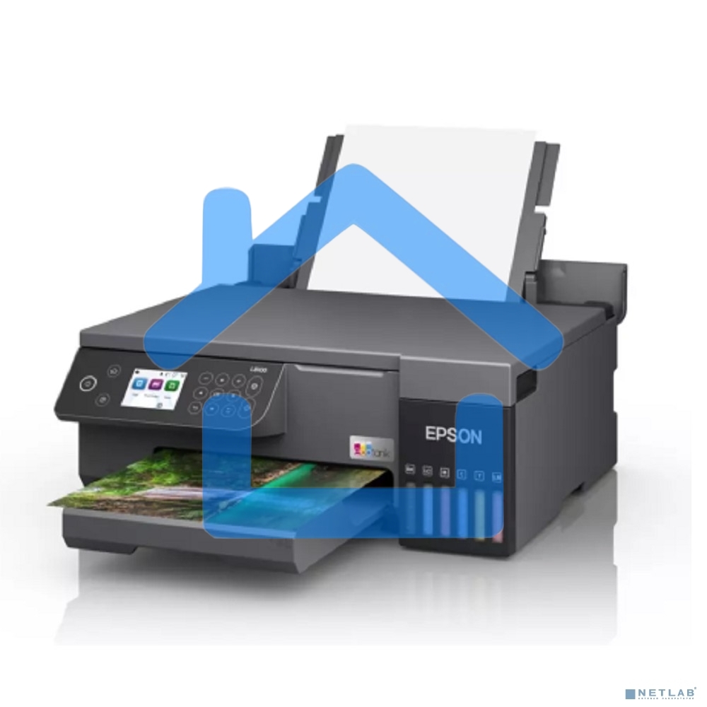 МФУ струйное Epson EcoTank L8100 (C11CK94***), A4, цветной, печ. до 8 стр/мин., 5760 x 1440 dpi (печ.), 1200x4800dpi (скан.), USB, Wi-Fi