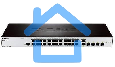 Управляемый коммутатор 2 уровня D-Link DES-3200-28/C1A с 24 портами 10/100BASE-T + 2 комбо-портами 1000Base-T/SFP