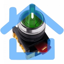 Переключатель ANCLR-22-3 на 3 фикс. полож. зел. 1з+1р ИЭК BSW10-ANCLR-3-K06