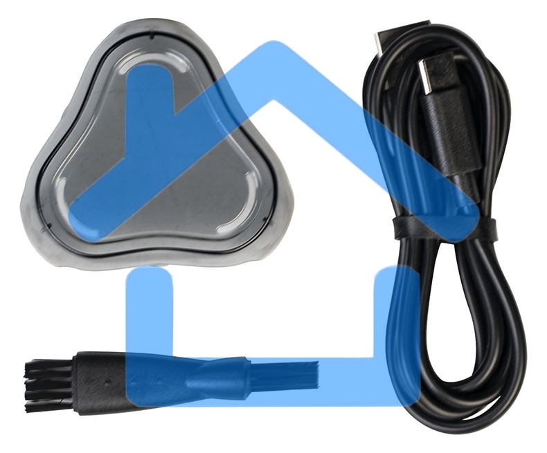 Электробритва Galaxy Line GL 4209, серебряный с черным, роторная, аккумуляторная, 5 Вт, Li-Ion аккумулятор емкостью 600 мА*ч, время непрерывной работы до 1,5 ч, ножи из нержавеющей стали, 3 независимые плавающие головки, возможность промывки бреющего блок