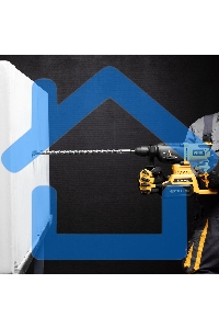 Бур по бетону Denzel двойная спираль, Cobalt W-tip, 18x460 мм, SDS PLUS