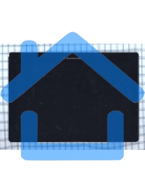 Модуль (матрица + тачскрин) для Lenovo Tab 2 A10-70 черный c рамкой