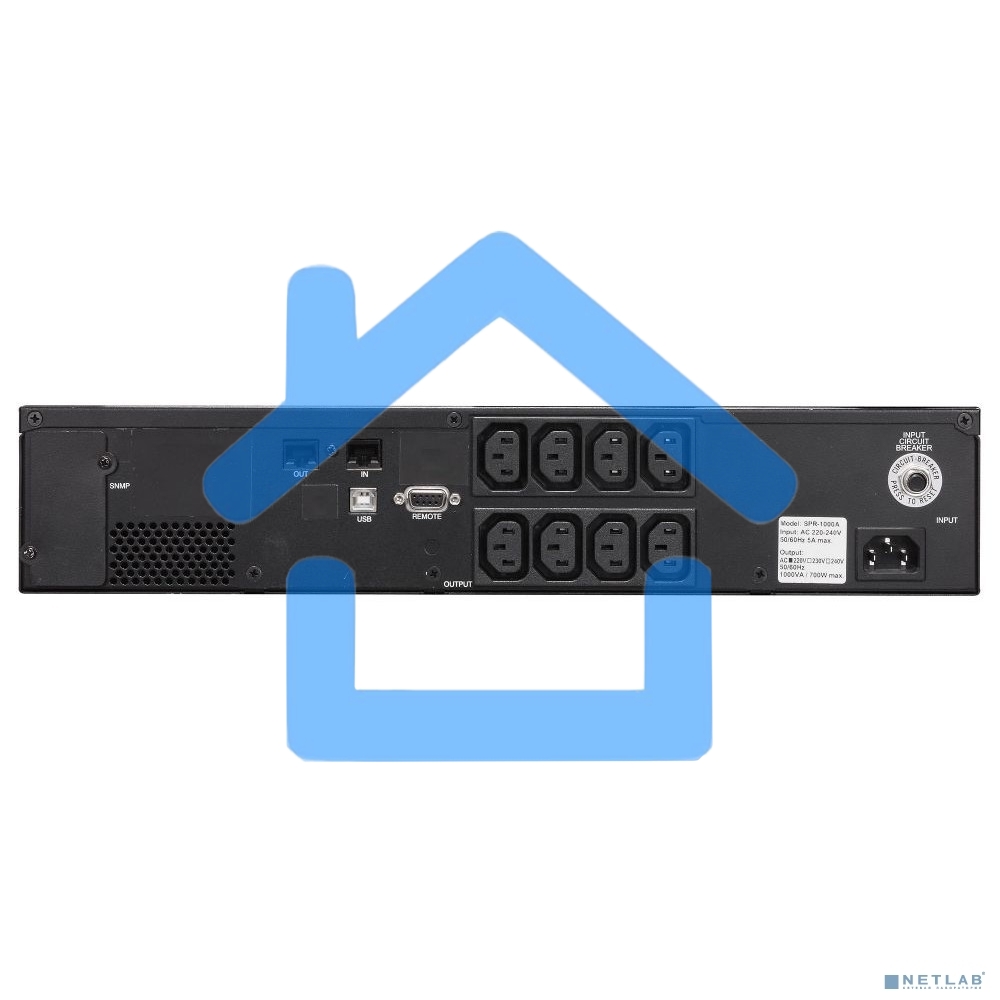 Источник бесперебойного питания Powercom Smart King Pro+ SPR-1500 LCD 1200Вт 1500ВА черный
