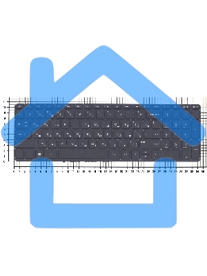 Клавиатура для ноутбука HP Pavilion 15-P 17-F черная с подсветкой
