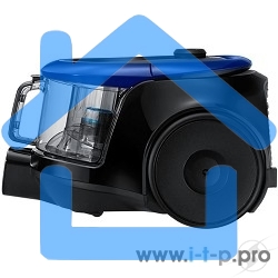 Пылесос Samsung VC18M21A0SB синий, 380/1800 Вт, уборка сухая, пылесборник контейнер 1.5 л