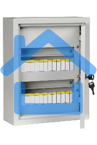 Корпус металлический ЩРн-24з-1 36 УХЛ3 IP31 ИЭК MKM14-N-24-31-Z