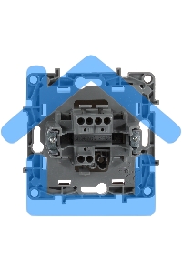 Переключатель 10А на винтах, сл. кость ETIKA 