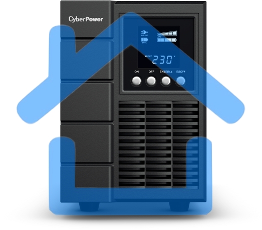 Источник бесперебойного питания CyberPower OLS3000E 3000VA/2700W USB/RJ11/45/SNMP (4 IEC)