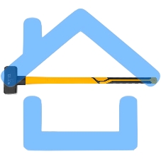 Кувалда Denzel 4000 г, кованая, фибергласовая рукоятка c TPR покрытием, 880 мм