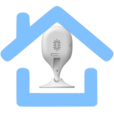Компактная IP-видеокамера DAHUA DH-IPC-C3AP-0280B с Wi-Fi 2.4ГГц 3Мп, 1/3.2” CMOS, объектив 2.8мм, обнаружение людей, ИК 10м, микрофон, динамик