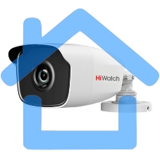 Видеокамера HiWatch DS-T110 (2.8 mm) 1Мп уличная цилиндрическая HD-TVI камера с EXIR-подсветкой до 20м 1/4